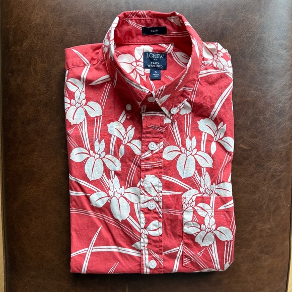 J Crew | S | Slim S/S Hawaiian Shirt - Picture 10 of 11